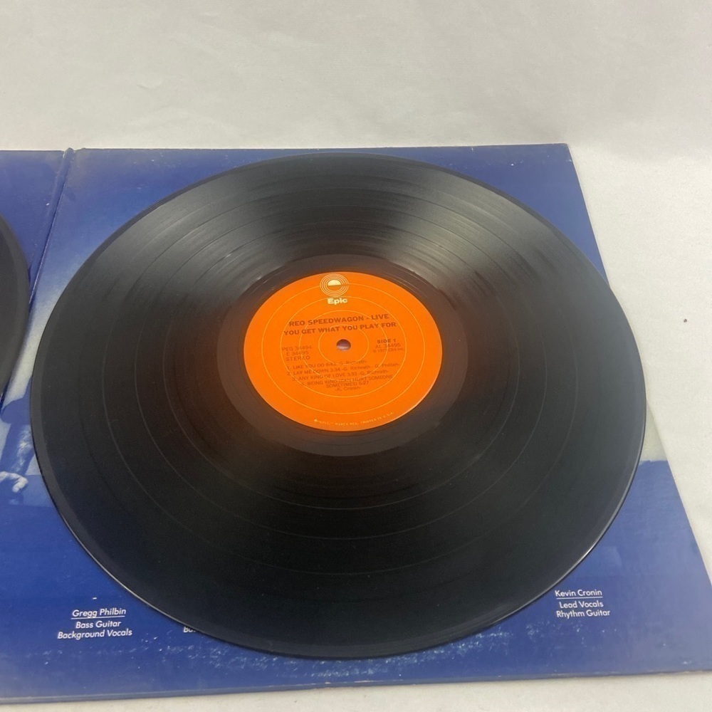 REO Speedwagon LP LIVE You Get What You Play For - Picture 7 of 11